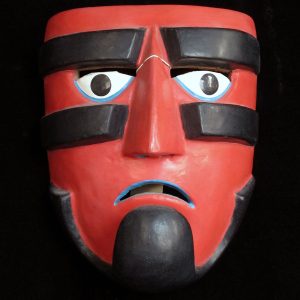 "Guerrero" Ball-player Mask attributed to Victoriano Salgado of Michoacan