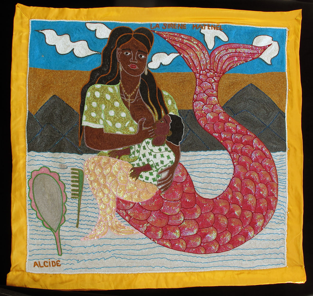 La Sirene Matenel - Vodou Flag