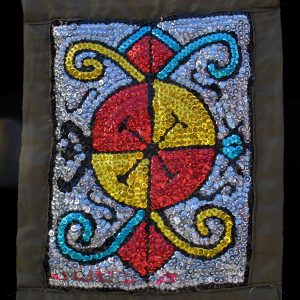 Legba Kafou - Vodou Flag
