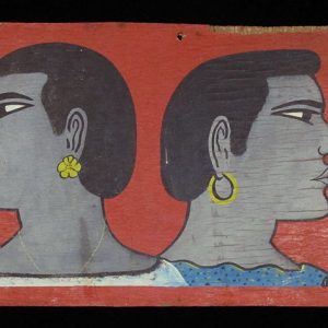 Four Strong Women - Vintage Hair Sign from Burkina Faso
