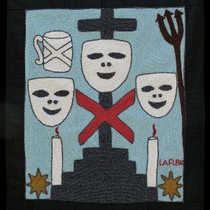 Baron La Croix - Vodou Flag