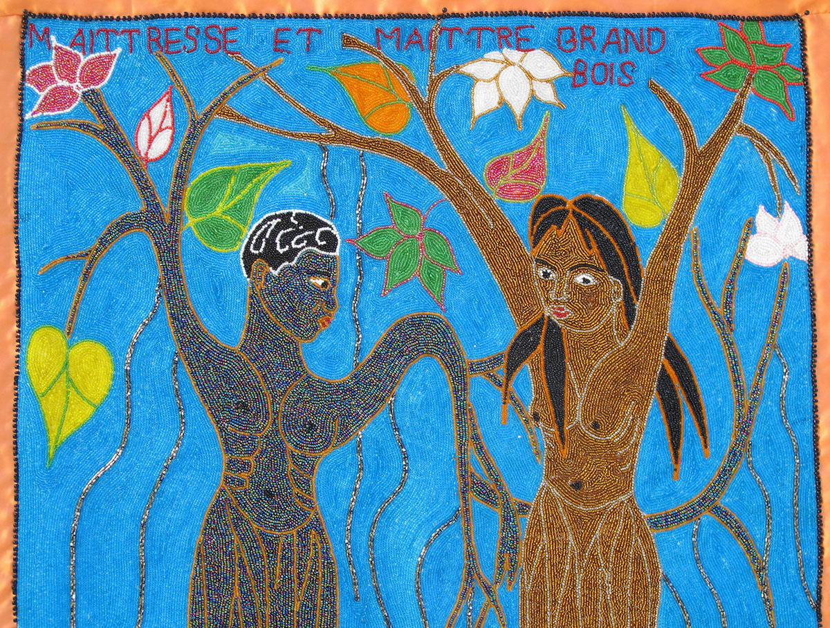 Maitresse et Maitre Grand Bois - Vodou Flag