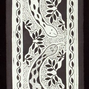  Two Snakes - Shipibo Cloth Runner