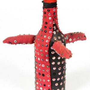 "Bossou Trois Cornes" Vintage Vodou Bottle