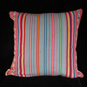 Vintage "Manta" Textile Pillow from Highland Peru