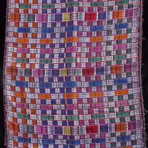  Jaspé Cotton and Synthetic Ikat "Corté" Skirt Fabric