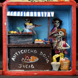 Anticuchos Vendor of the Dead - Retablo