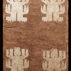 Otomi Amate Paper Spirit Painting - Seed Spirits