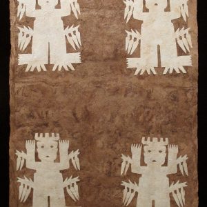 Otomi Amate Paper Spirit Painting - Chile Seed Spirits
