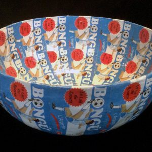 Bongu! Papier-mâché covered bowls