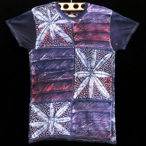 Batik T-shirt by Gasali Adeyemo - Small