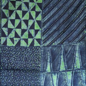 Yoruba Indigo Batik Cloth