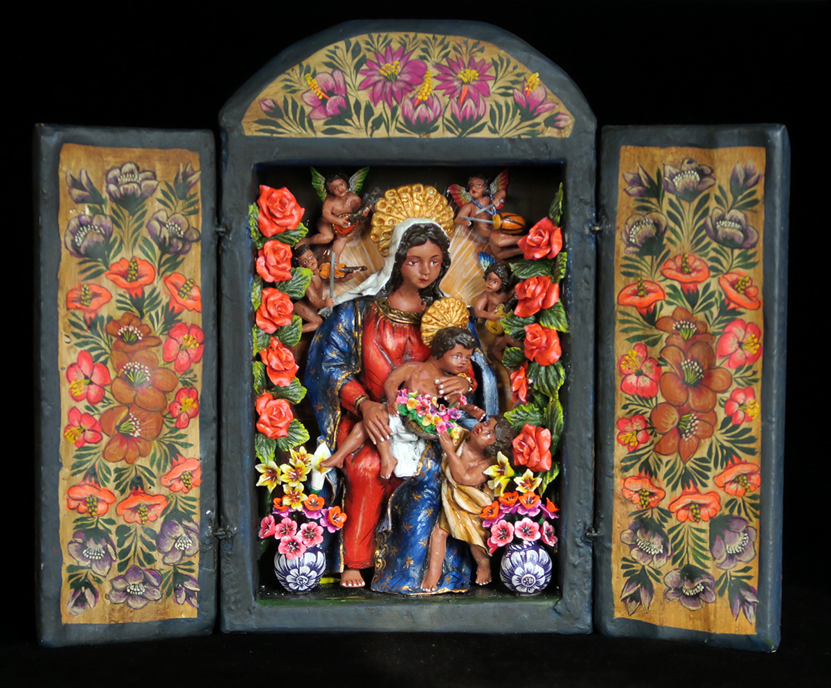 La Virgen - Retablo