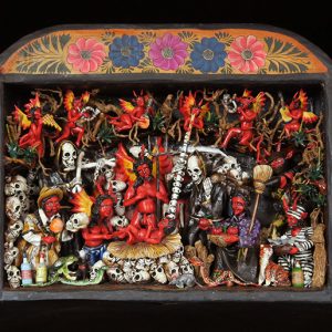 "Nacimiento de los Diablos" (Devils' Nativity) Retablo