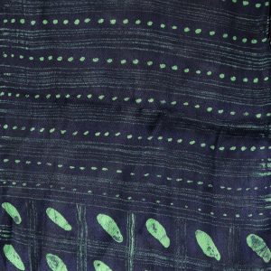 Batik Shawl on Rayon by Gasali Adeyemo