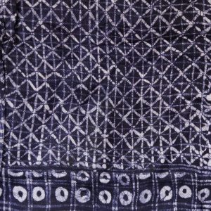 Batik Shawl on Rayon by Gasali Adeyemo