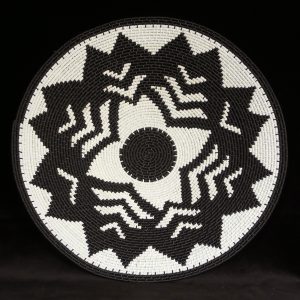 Imbenge Zulu "Hardwire"Wire Basket - geometric style