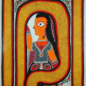 Snake Goddess - Mithila painting