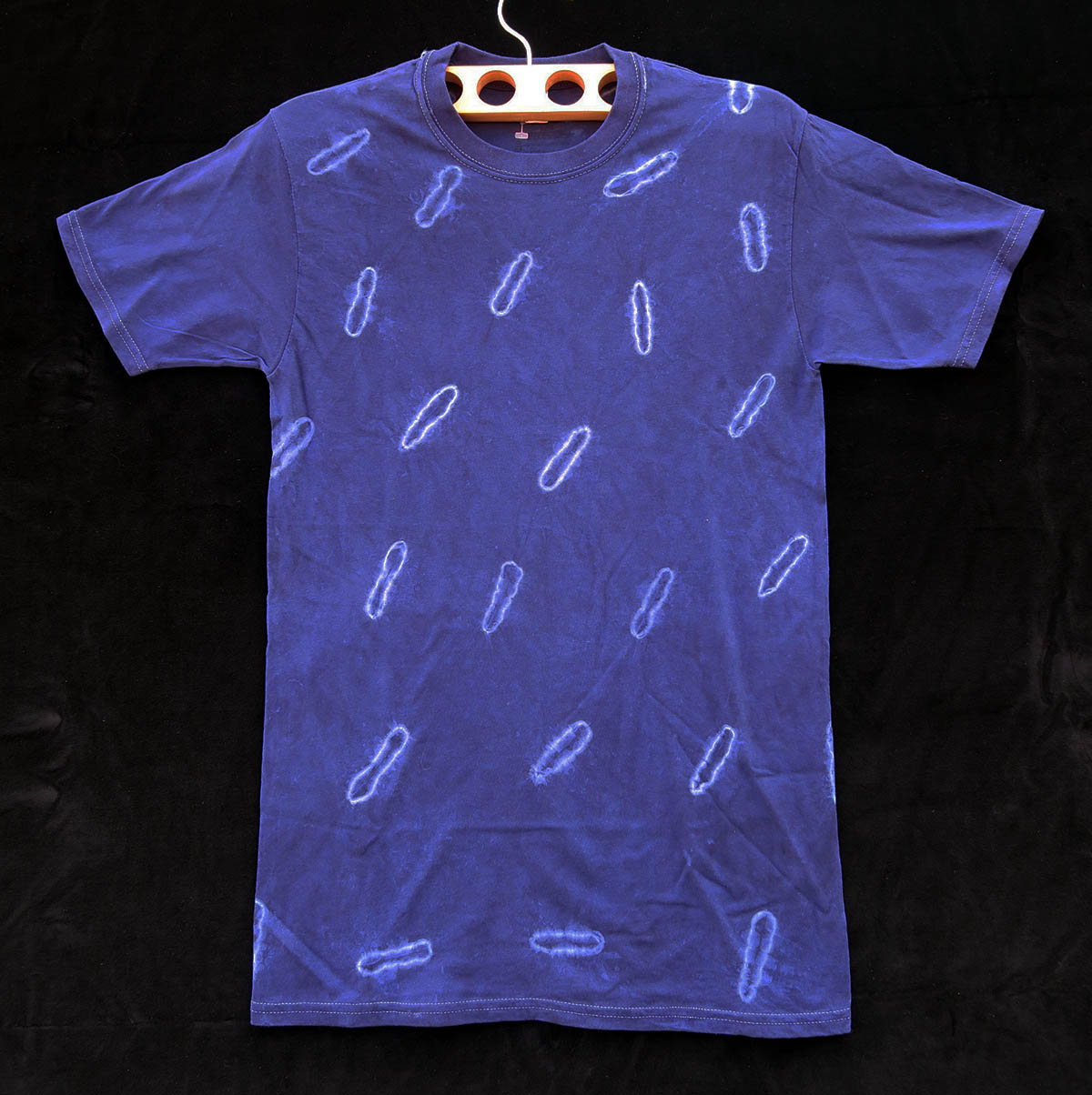 Indigo Tie-dye T-shirt by Gasali Adeyemo - Small