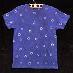 Indigo Tie-dye T-shirt by Gasali Adeyemo - Medium