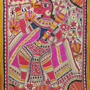 Hanuman - Mithila painting