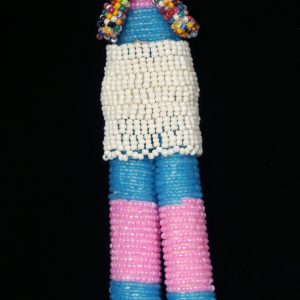 Beaded "Tall Doll" with Baby