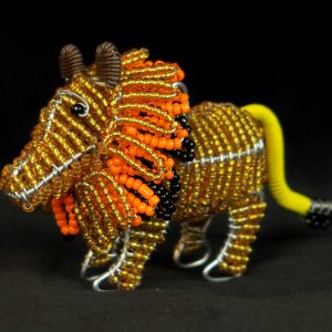 Beaded Lion Ornament