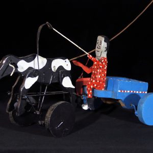 Man with an Ox-cart Pushtoy