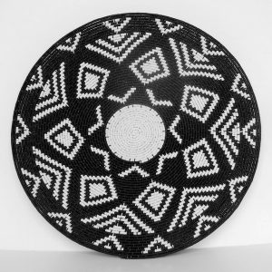 Imbenge Zulu "Hardwire"Wire Basket - geometric style