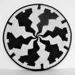 Imbenge Zulu "Hardwire"Wire Basket - geometric style