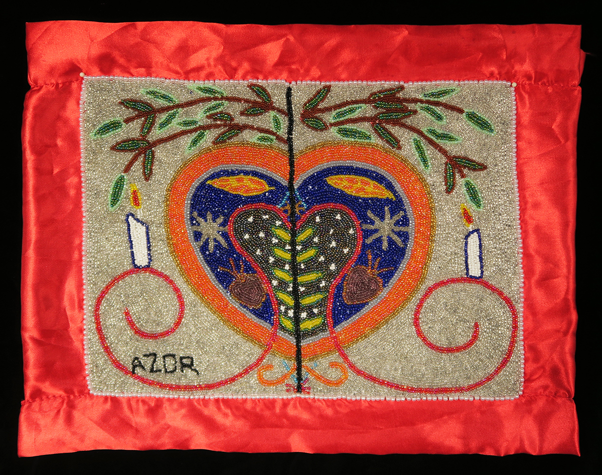 Erzulie Freda Beaded Vodou Flag