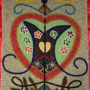 Erzulie Freda Beaded Vodou Flag