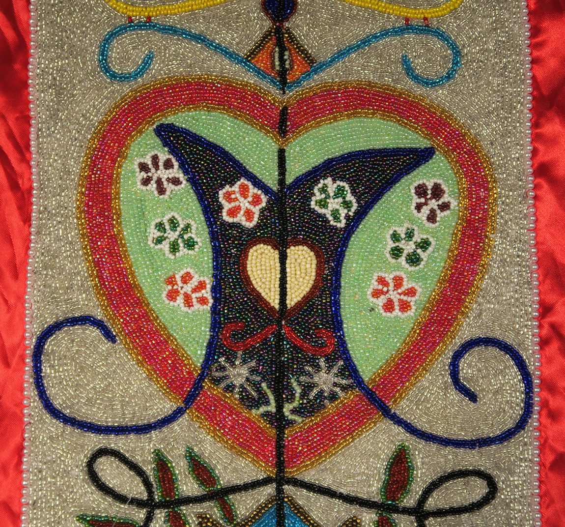 Erzulie Freda Beaded Vodou Flag