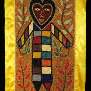 Gran Bois Beaded Vodou Flag