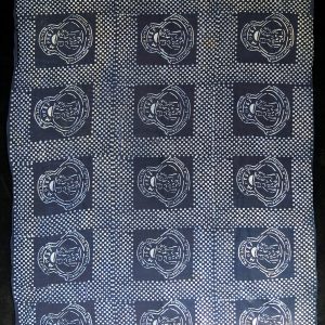 Indigo Batik strip-weave cloth for International Day of Women