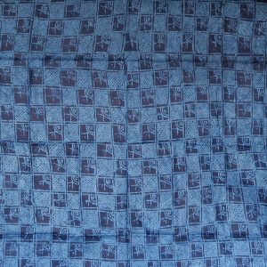 "OK & Matches" Yoruba Indigo Resist-dye "Adire Eleko" Cloth