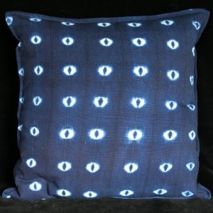 Tie-dye Indigo Pillow by Aissata Namoko of Mali
