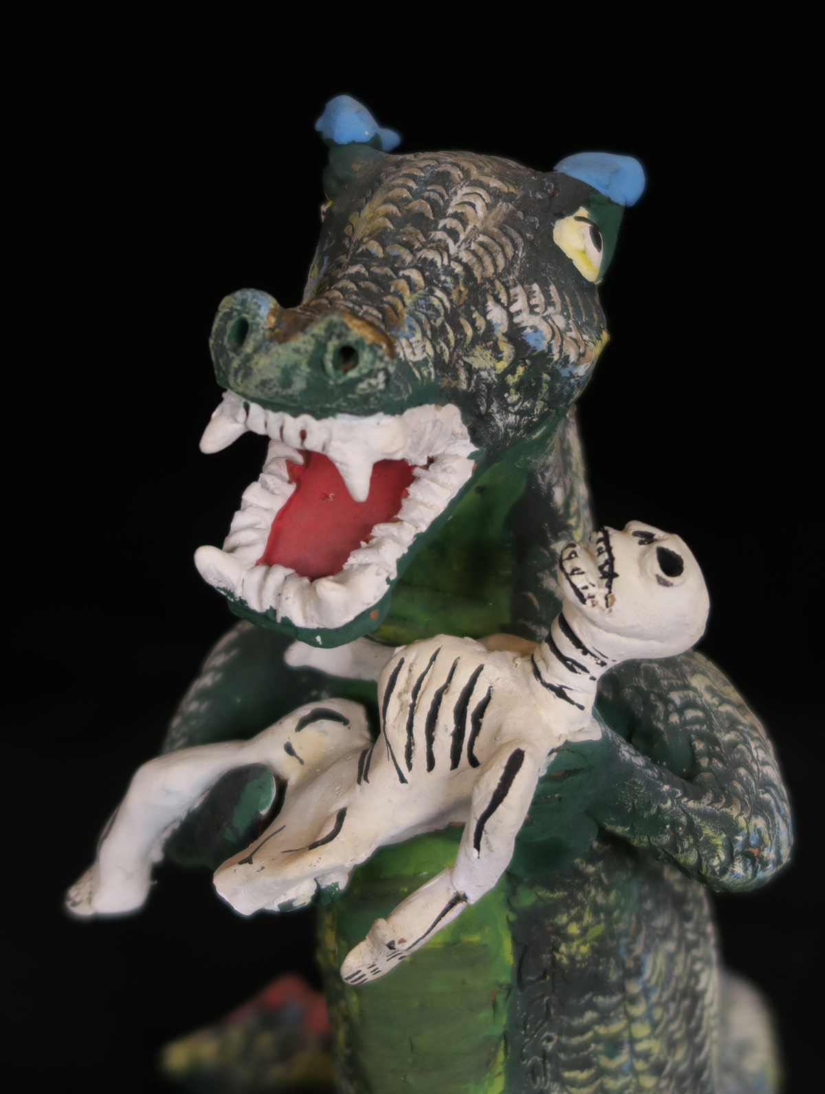 Hungry Dinosaur - Vintage Sculpture