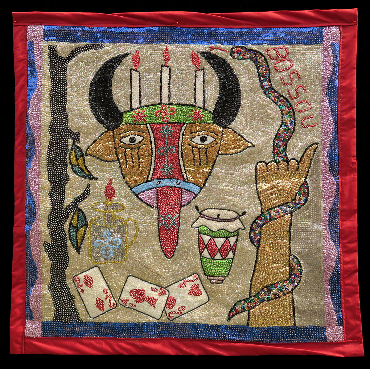 Bossou - Vodou Flag