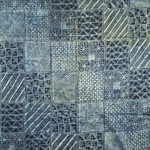 Yoruba Indigo Resist-dye "Adire Eleko" Cloth