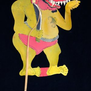 Ogre - Vintage "Wayang Kulit" Javanese Shadow Puppet