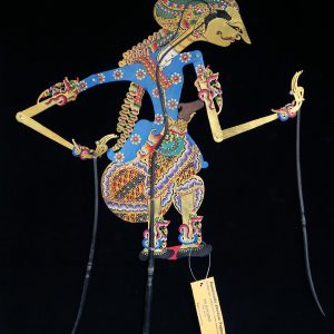 "Kamajaya" ("The God of Love") "Wayang Kulit" Javanese Shadow Puppet by Tri Suwarno