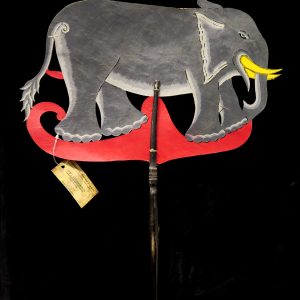 "Gajah" Elephant - "Wayang Kulit" Javanese Shadow Puppet by Tri Suwarno