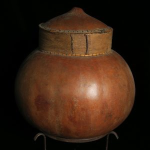 Vintage Bamana Storage Gourd