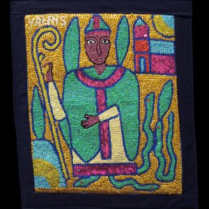 Damballa/St. Patrick - Vodou Flag