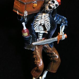 Calavera Pirate - Retablo figure