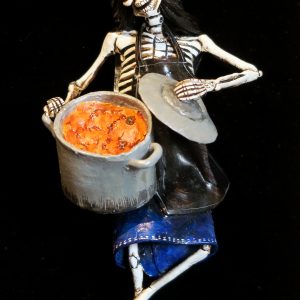 Calavera Soup Chef - Retablo figure