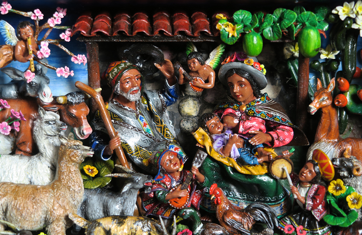 Nacimiento Campesino (Peasant Nativity) Retablo