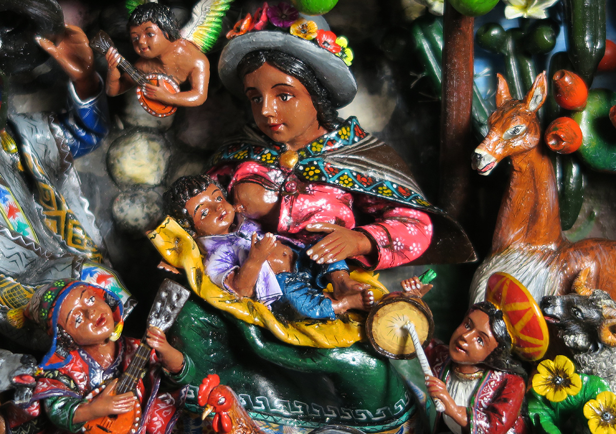 Nacimiento Campesino (Peasant Nativity) Retablo