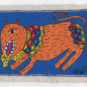 Tiger Attacking Deer
